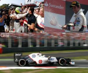 Puzzle Sergio Pérez - Sauber - Grand Prix της Ιταλίας 2012, 2 ΒΔ ταξινομούνται